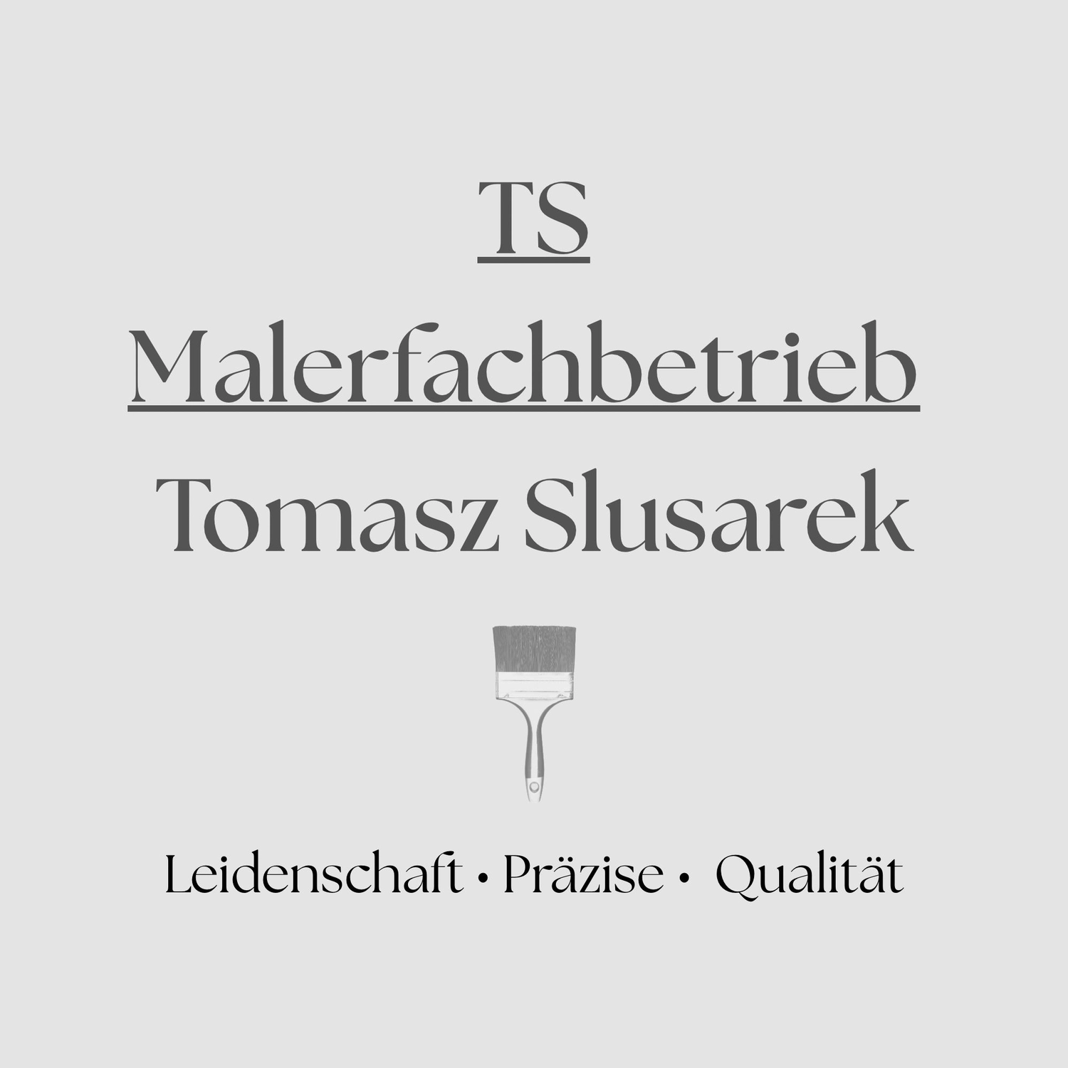 TS Malerfachbetrieb - Maler und Lackierer - Logo