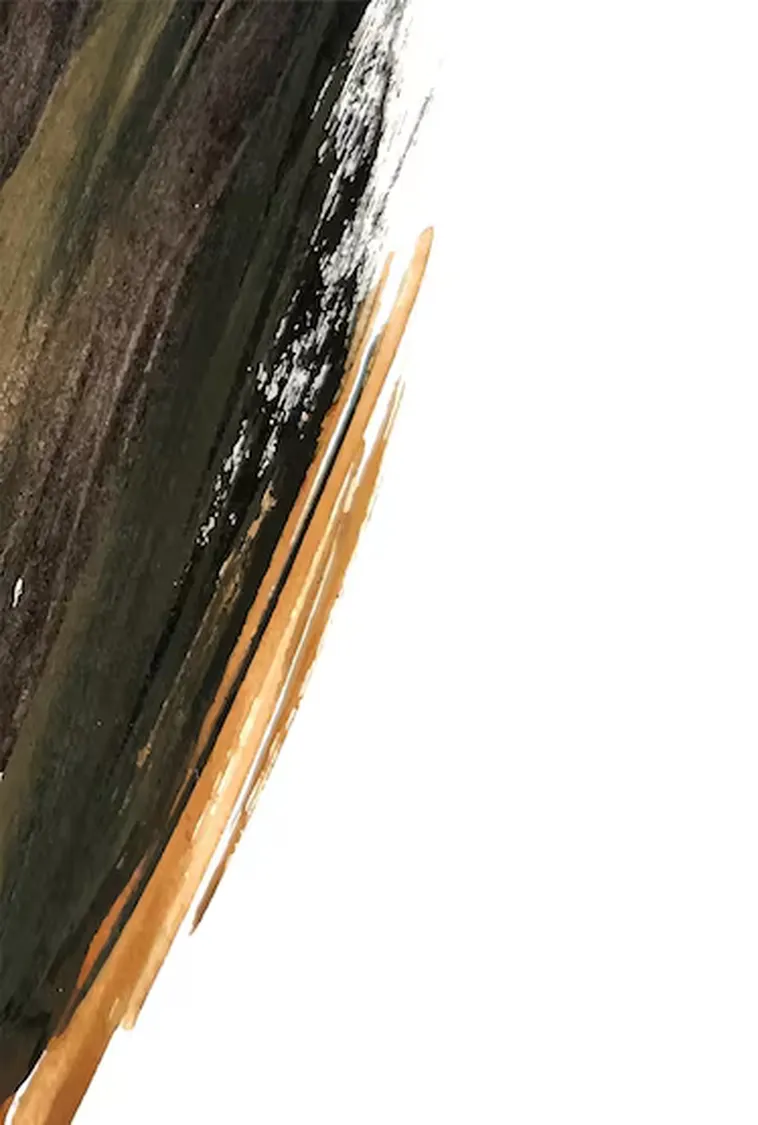 TS Malerfachbetrieb – Maler und Lackierer – minimalistisches abstraktes Kunstwerk mit Pinselstrichen.
