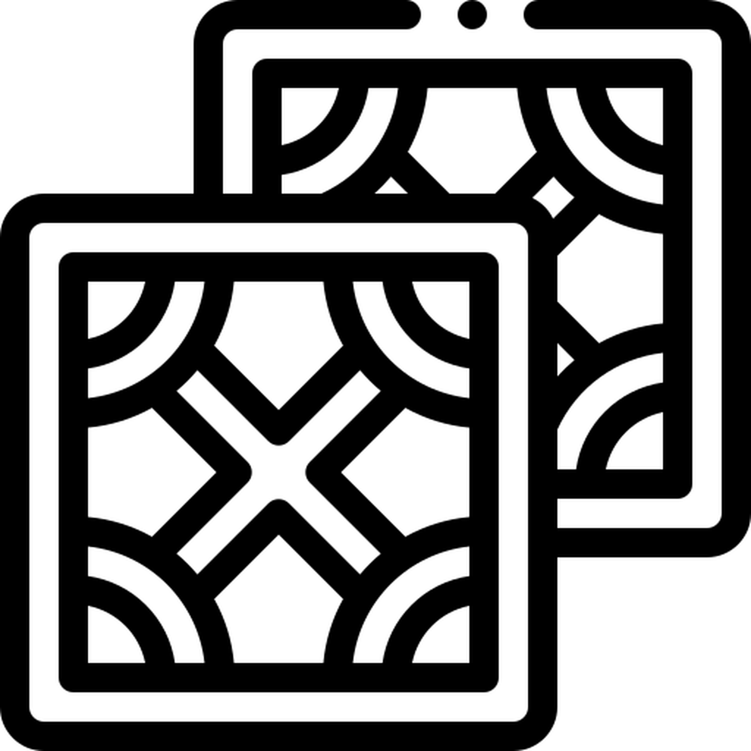 TS Malerfachbetrieb - Maler und Lackierer - gemusterte Fliesenikone